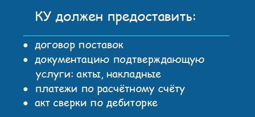 Перечень документов КУ.